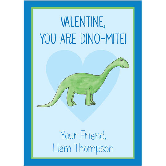 Dinomite Valentine Exchange Cards